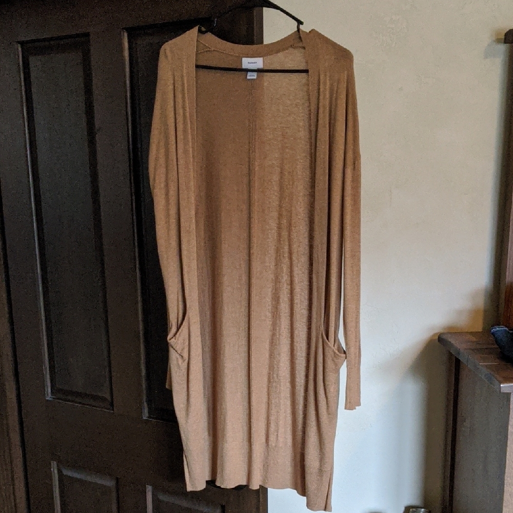 Old Navy Gold Long Cardigan